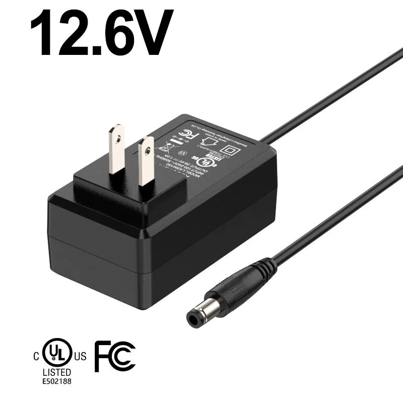 12.6v 2A Divara quraşdırılmış Elektrik Skuter Enerji Təchizatı Adapteri