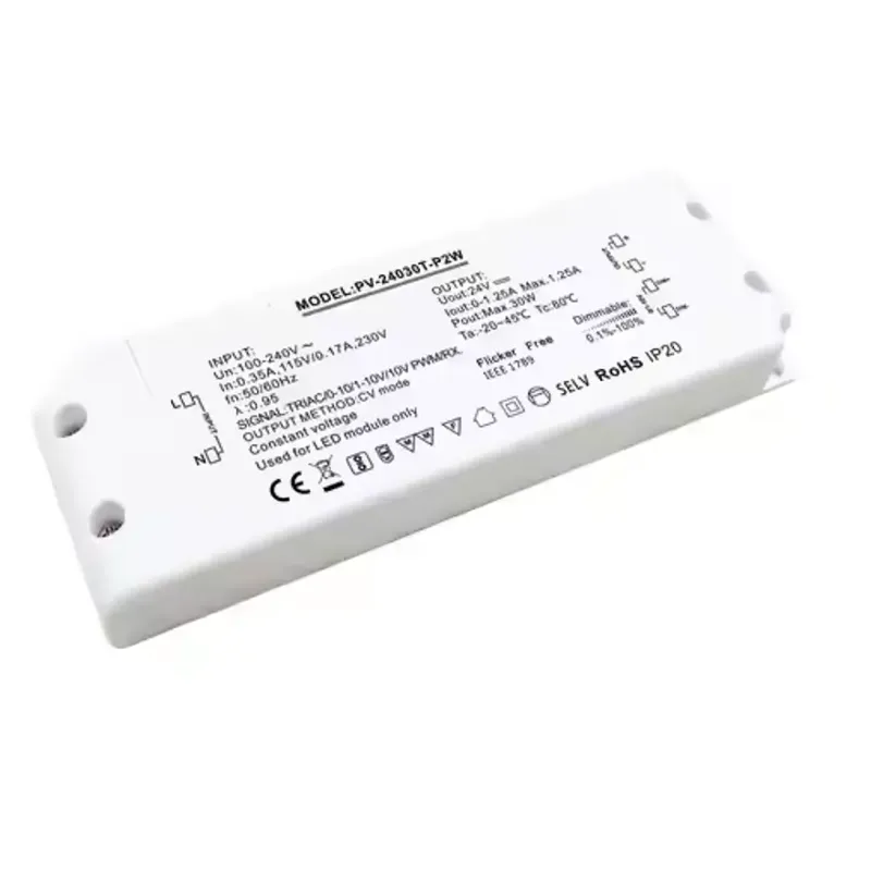 Niyə 30 Vt Sabit Gərginlikli Triac Karartma LED Sürücüsü Müasir İşıqlandırma Həlləri üçün Optimal Seçimdir