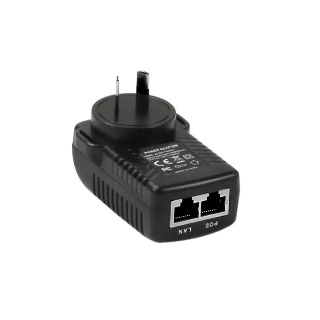 24V 1A POE Divar Adapteri İkili Portlu POE Enjektoru