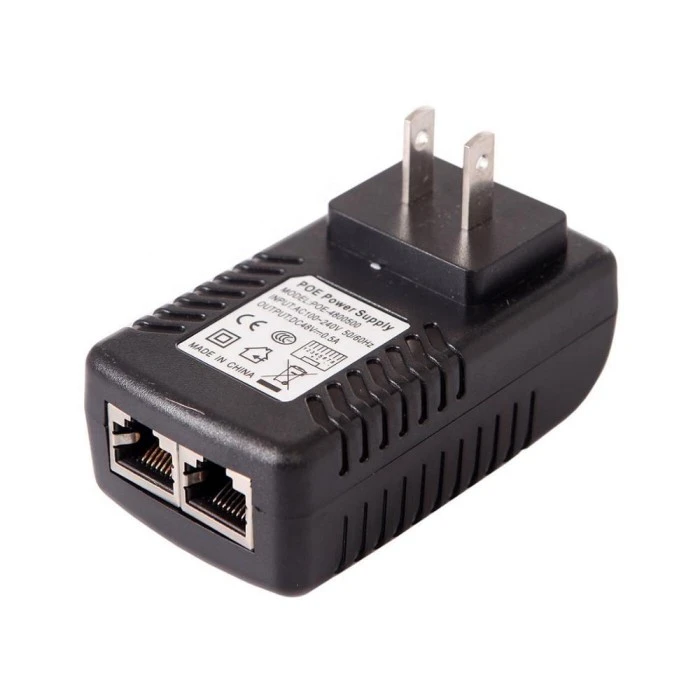48V 0.5A Divar Plug POE Enjektör Ethernet Adapteri