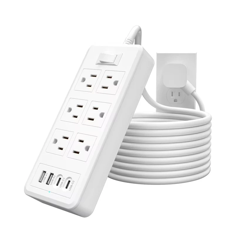 6 çıxış 4 USB portu US Power Strip