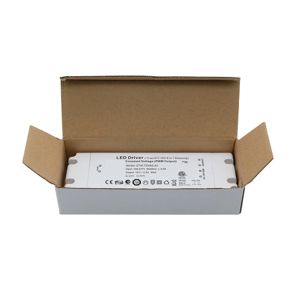 60W Sabit Gərginlikli Ultra İncə Triac Dimləşdirilə bilən LED Sürücü