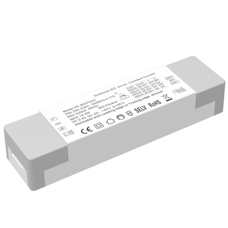 20W Sabit Cərəyan Triac Dimləşdirilə bilən LED Sürücü