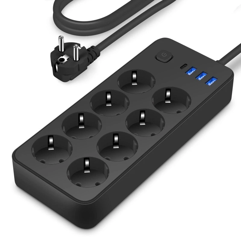 4 USB Portlu AB Standart Power Strip 8 AC