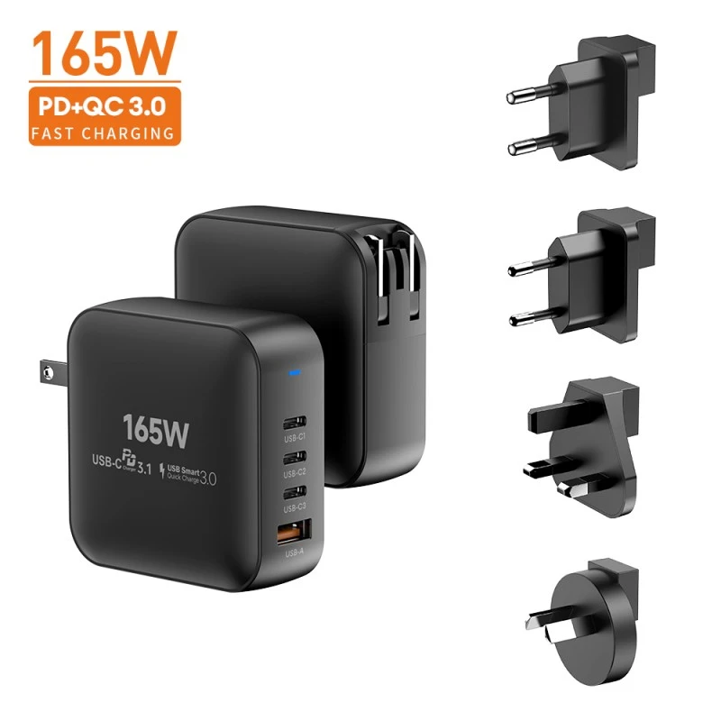 Yüksək Sürətli 165W Gan Şarj Cihazı